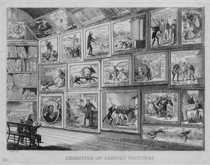 内阁图片展览，c.1831